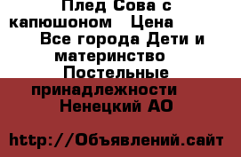 Плед Сова с капюшоном › Цена ­ 2 200 - Все города Дети и материнство » Постельные принадлежности   . Ненецкий АО